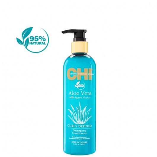 Увлажняющий кондиционер для кудрявых волос CHI Aloe Vera 340 мл