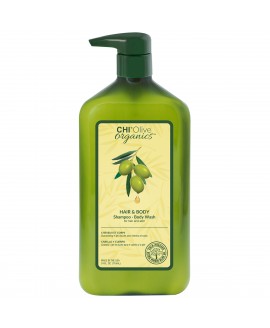 Шампунь и гель для душа с оливковым маслом CHI Olive 710 мл (2 в 1)