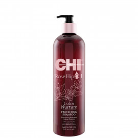 Шампунь для защиты цвета окрашенных волос CHI Rose Hip Oil 739 мл