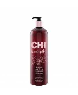 Шампунь для защиты цвета окрашенных волос CHI Rose Hip Oil 739 мл