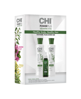 Набор для укрепления волос CHI Power Plus (шампунь, кондиционер, витаминный комплекс)